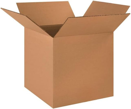 Neat. Double Wall Cardboard Boxes, House Moving Sturdy Packing Boxes for Delivery, Packing Storage/Shipping Carton - 457x457x457mm (18" x 18" x 18")