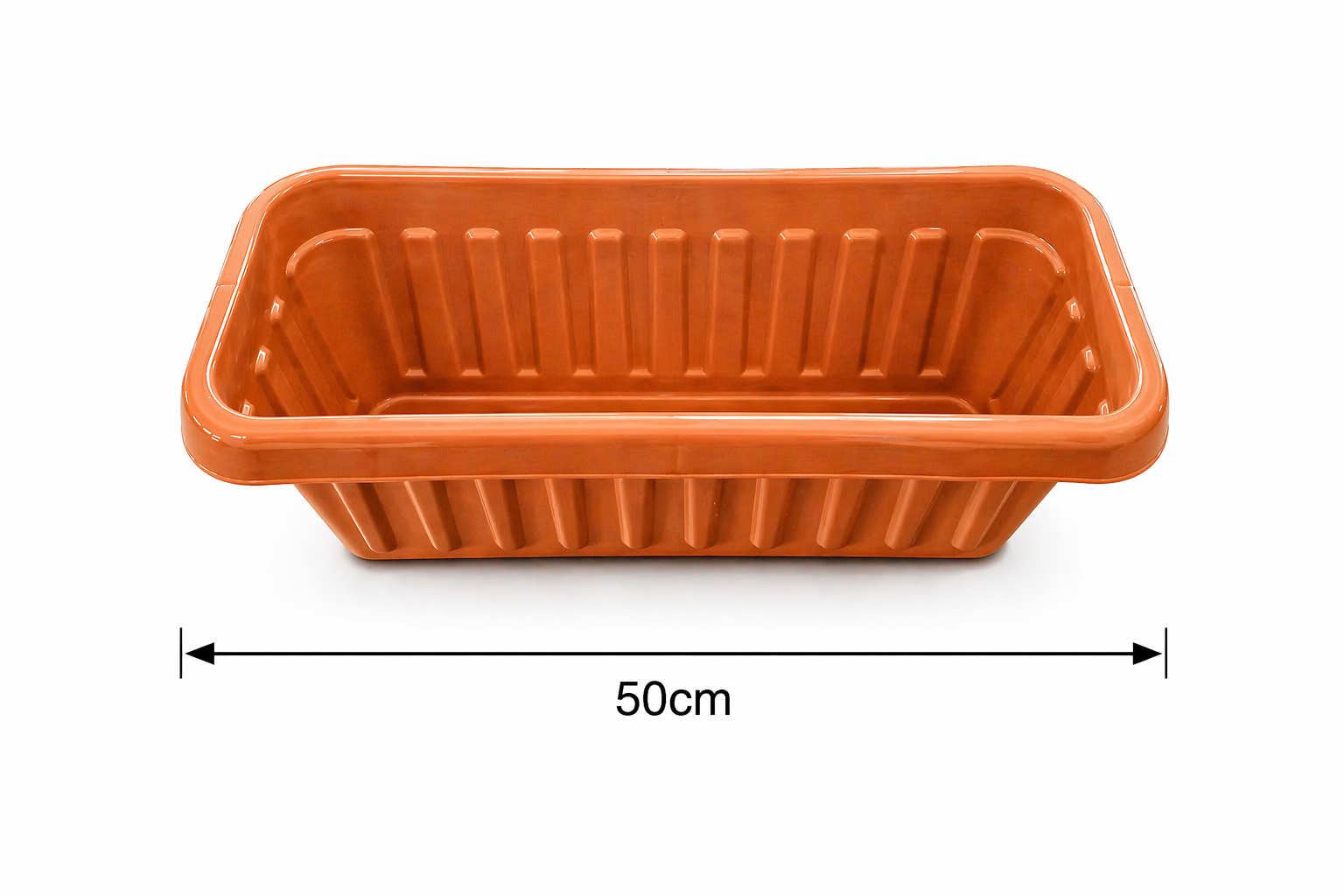 Neat Trough Planter – Plastic Garden Planter – Window Box Style Plant Pot – Multiple Sizes & Colours – Outdoor Use