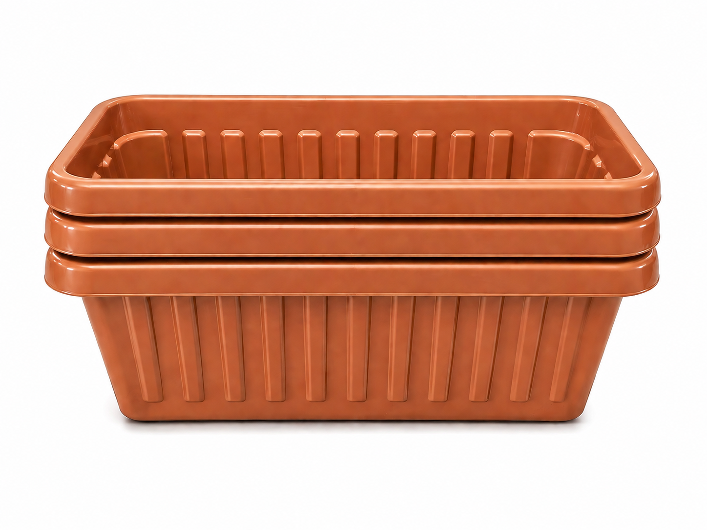 Neat Trough Planter – Plastic Garden Planter – Window Box Style Plant Pot – Multiple Sizes & Colours – Outdoor Use