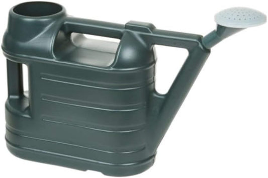 6.5L Litre Watering Can With Rose Strong Plastic Green