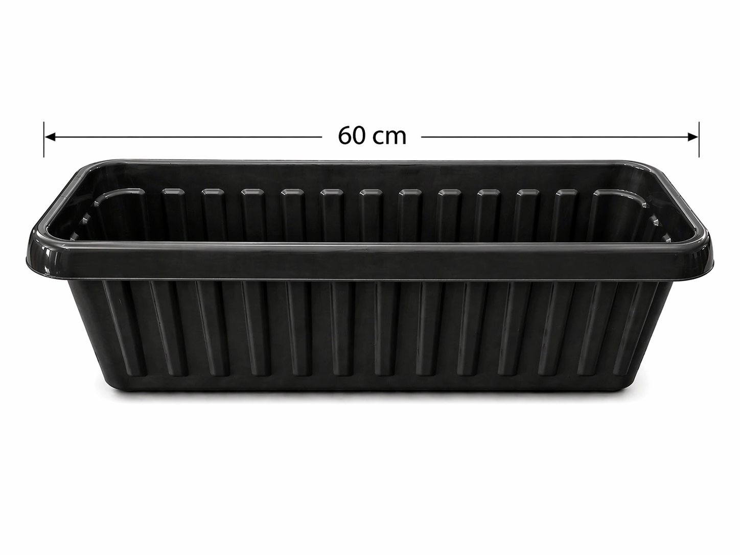 Neat Trough Planter – Plastic Garden Planter – Window Box Style Plant Pot – Multiple Sizes & Colours – Outdoor Use