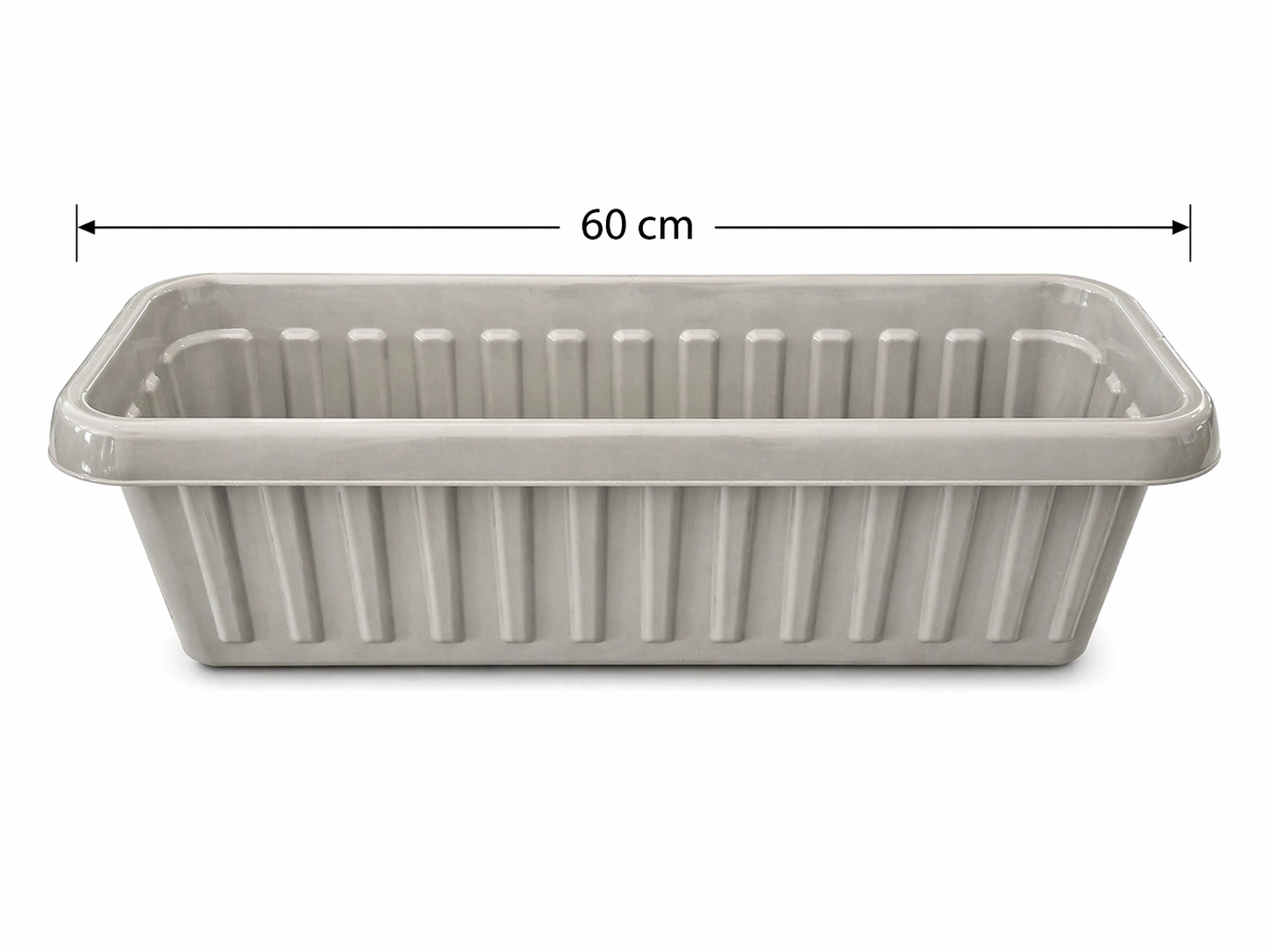 Neat Trough Planter – Plastic Garden Planter – Window Box Style Plant Pot – Multiple Sizes & Colours – Outdoor Use