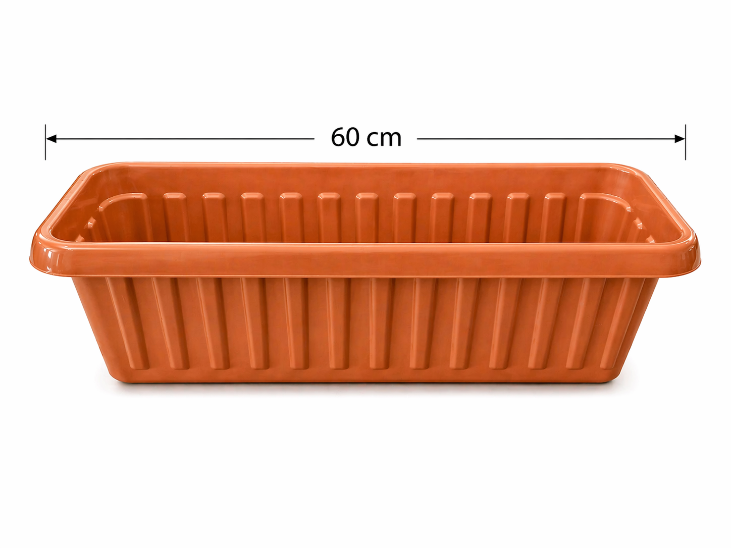 Neat Trough Planter – Plastic Garden Planter – Window Box Style Plant Pot – Multiple Sizes & Colours – Outdoor Use