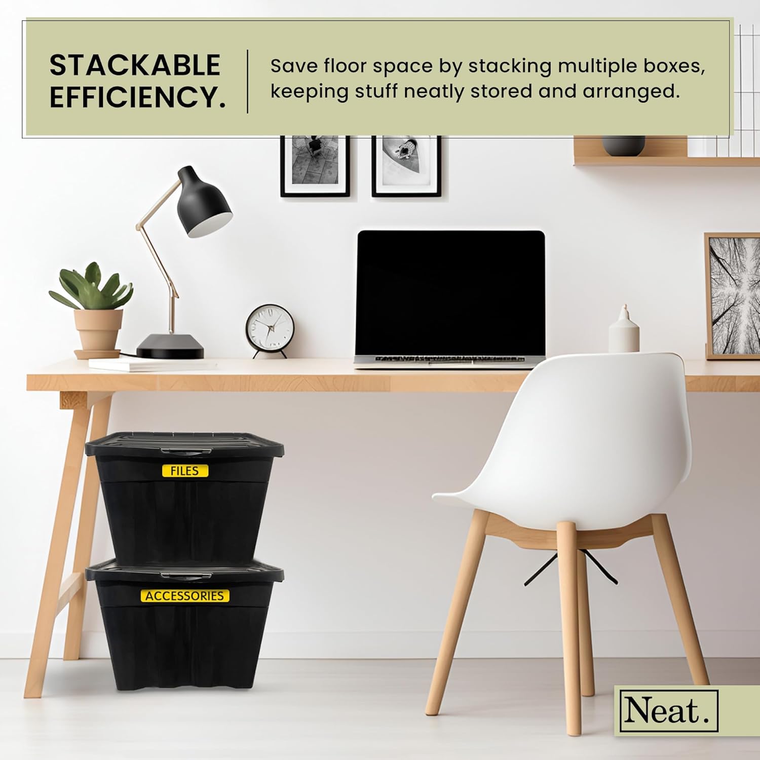 30L Heavy Duty Storage Boxes (5 Pack)