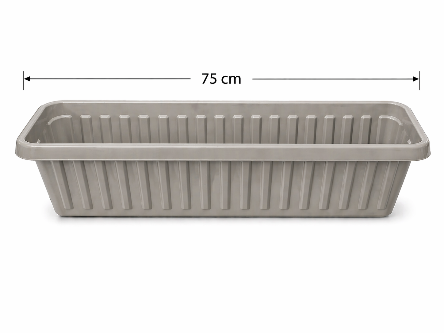 Neat Trough Planter – Plastic Garden Planter – Window Box Style Plant Pot – Multiple Sizes & Colours – Outdoor Use