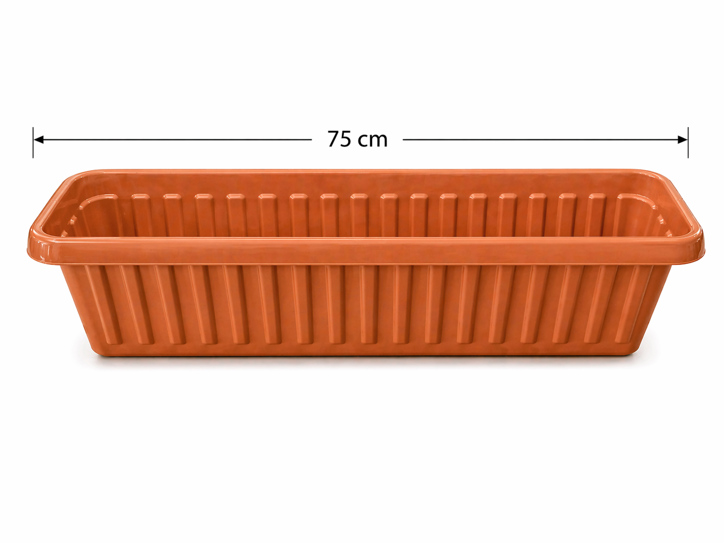 Neat Trough Planter – Plastic Garden Planter – Window Box Style Plant Pot – Multiple Sizes & Colours – Outdoor Use
