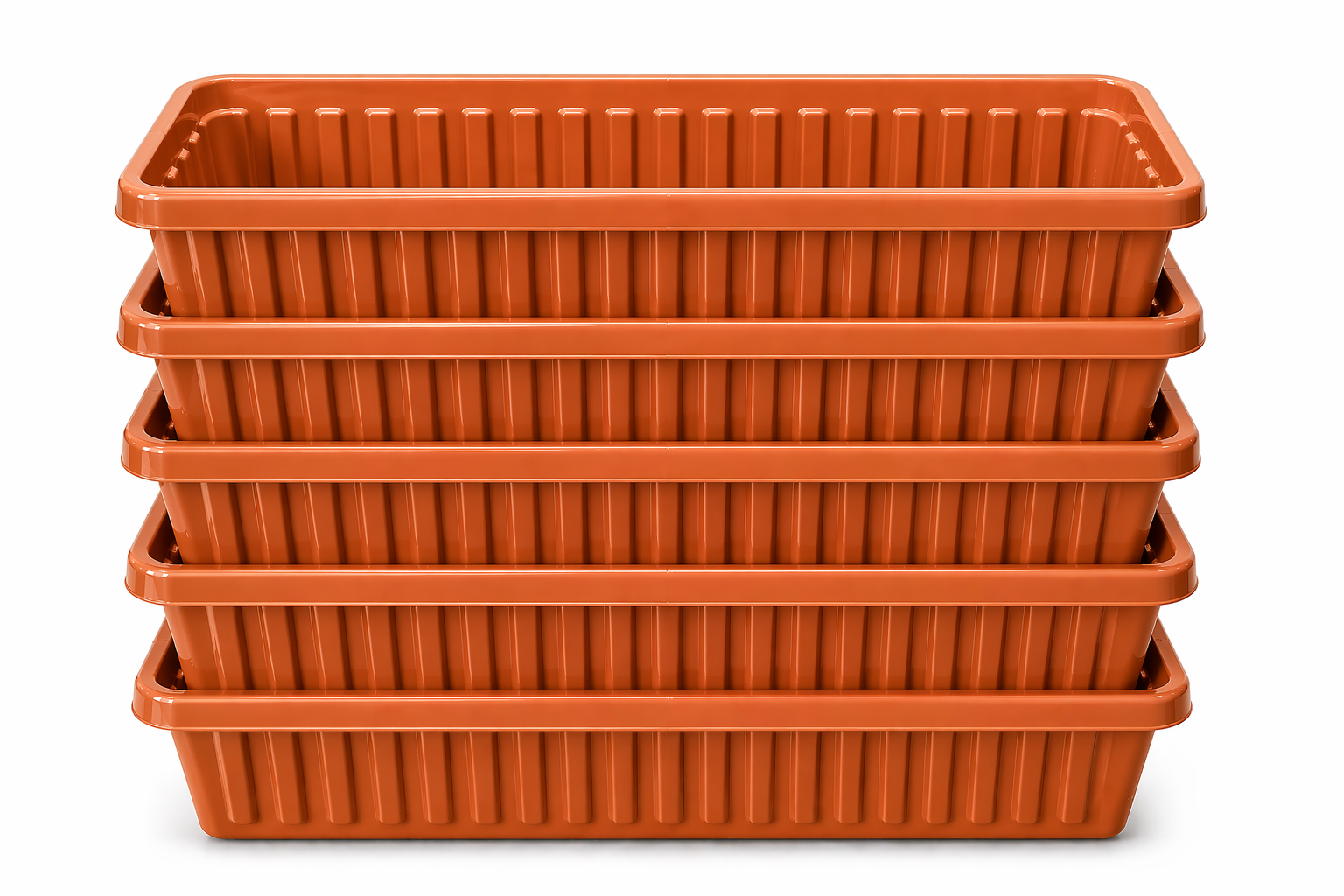 Neat Trough Planter – Plastic Garden Planter – Window Box Style Plant Pot – Multiple Sizes & Colours – Outdoor Use