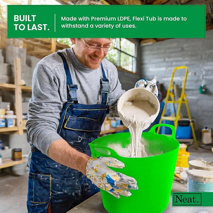 LIME GREEN FLEXITUB  BUCKET