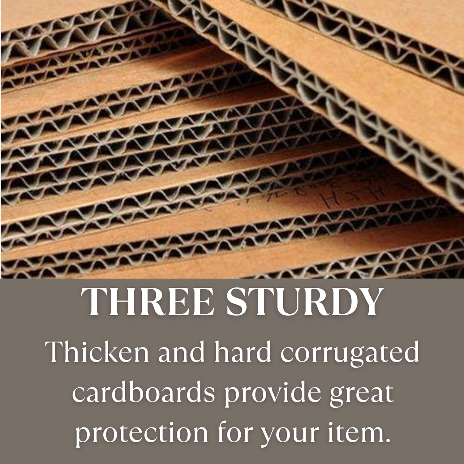 Neat. Double Wall Cardboard Boxes, House Moving Sturdy Packing Boxes for Delivery, Packing Storage/Shipping Carton - 457x457x457mm (18" x 18" x 18")