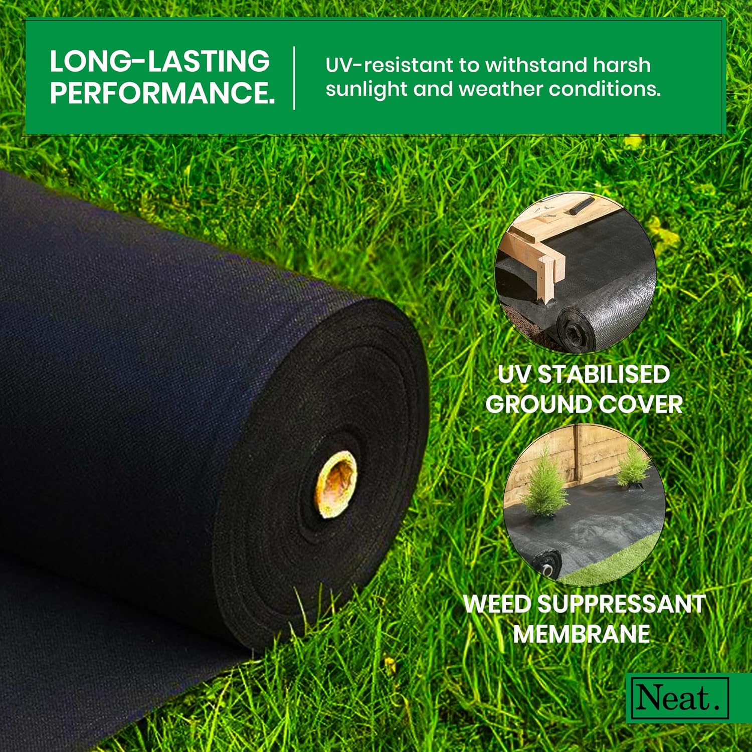 Weed Control Membrane Fabric - Folded