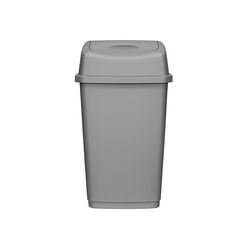 Neat. 25L Swing-Top Plastic Bins - Versatile, Durable and Hygienic Waste Management Solution for Offices, Kitchens, and Industrial Space