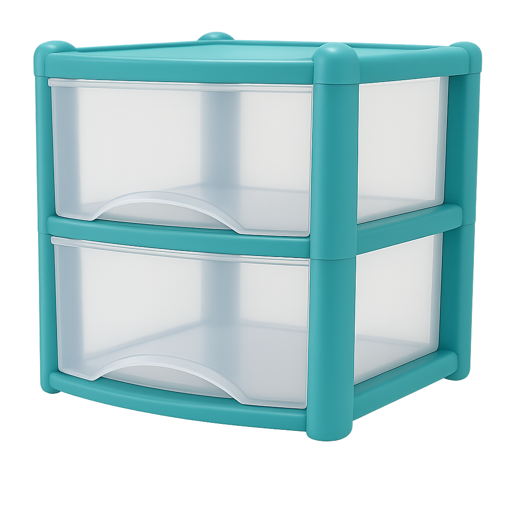 Drawer unit storage space Light Blue