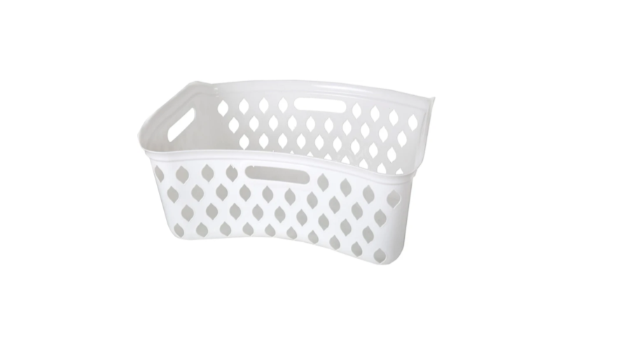 Laundry Basket Round Washing Plastic Hamper Hipster Clothes Storage Linen Clean - Exclusive to Amazon