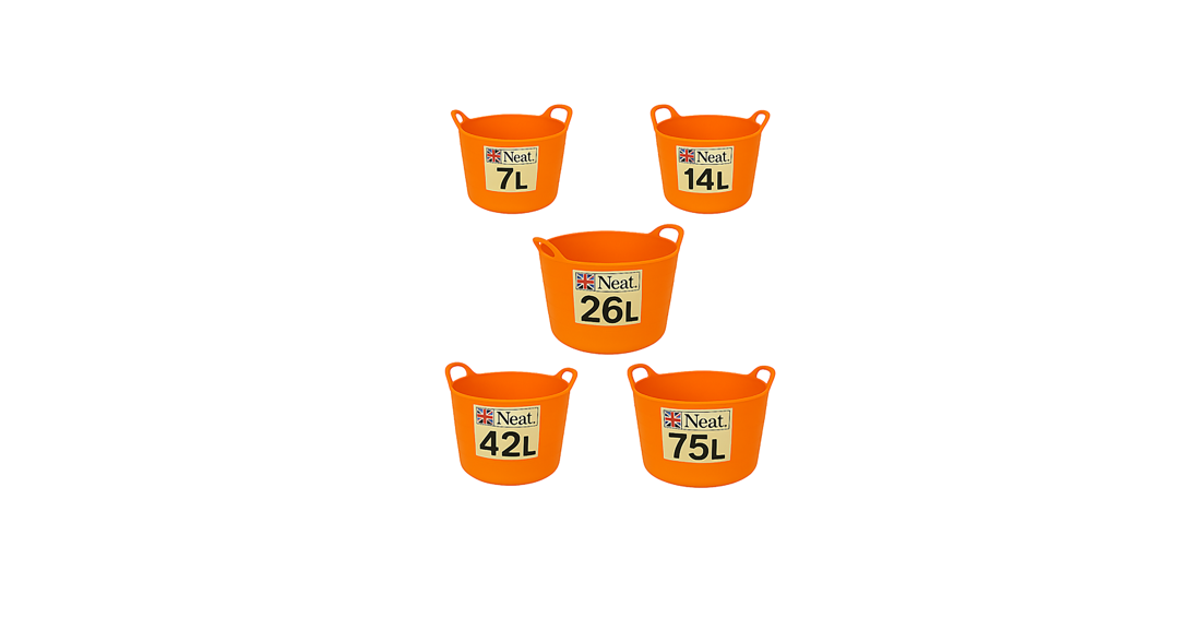 ORANGE  FLEXITUB  BUCKET