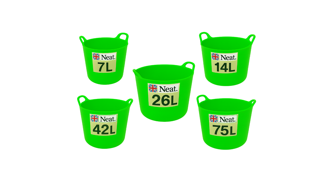 LIME GREEN FLEXITUB  BUCKET