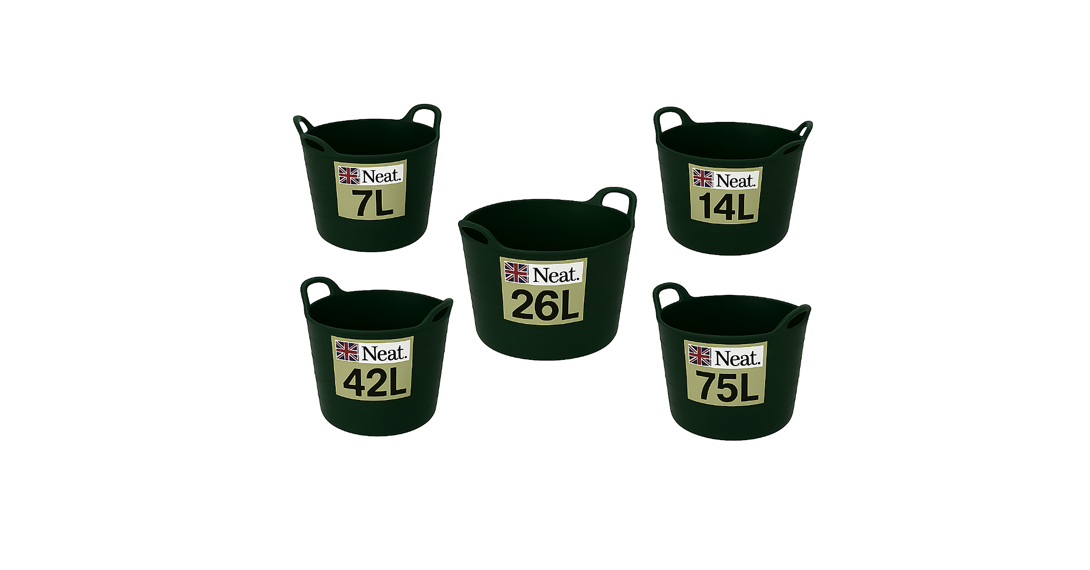 DARK GREEN FLEXITUB  BUCKET
