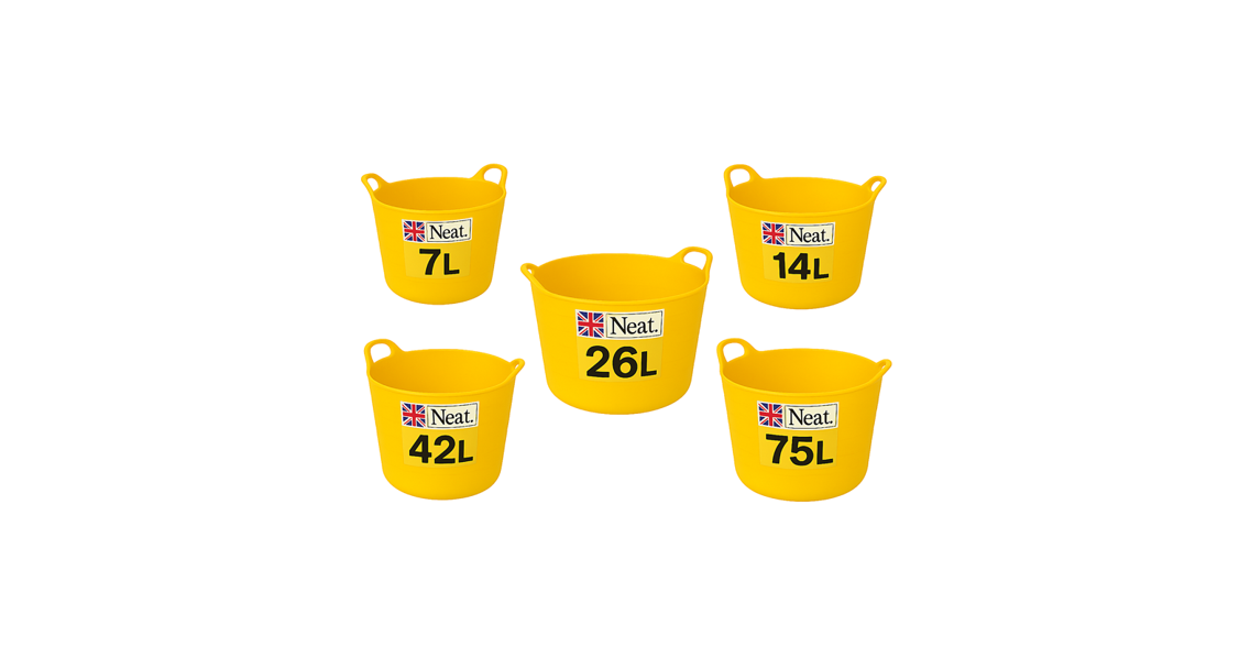 YELLOW FLEXITUB  BUCKET
