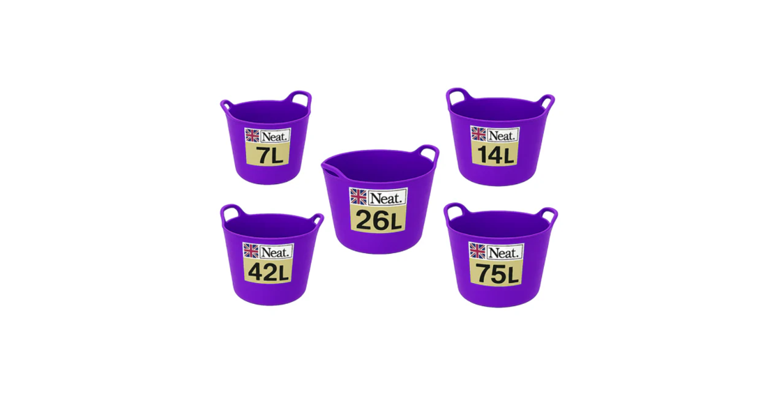 PURPLE FLEXITUB  BUCKET