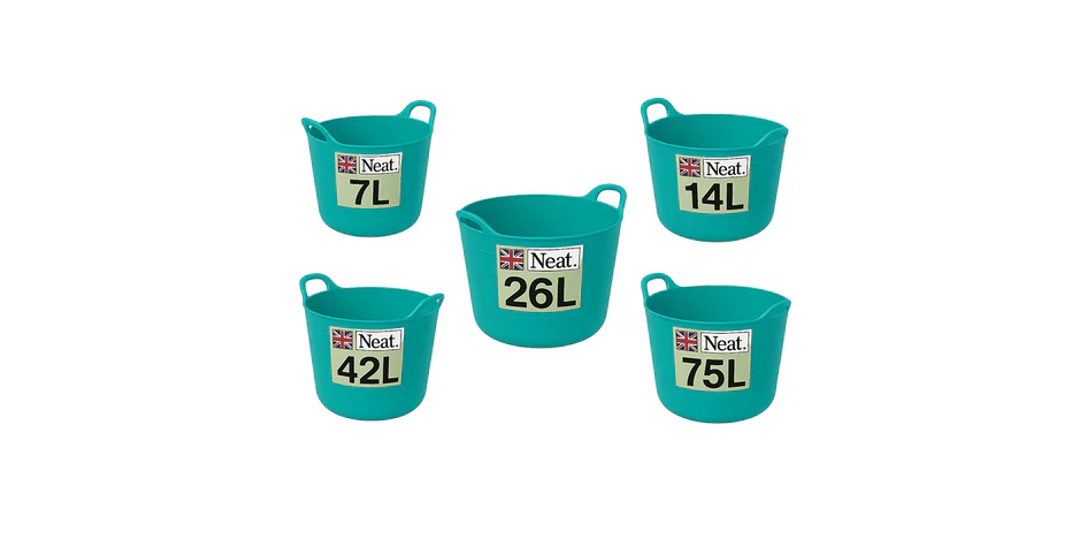 DUCK EGG BLUE FLEXITUB  BUCKET