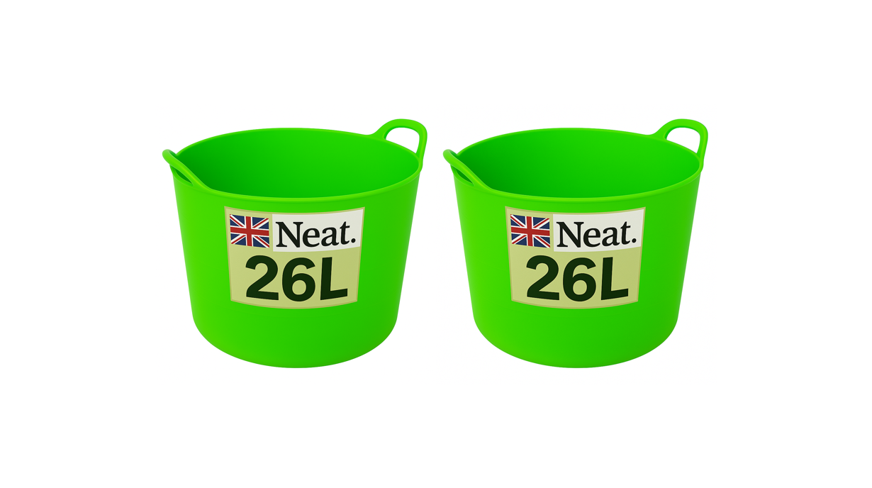 LIME GREEN FLEXITUB  BUCKET