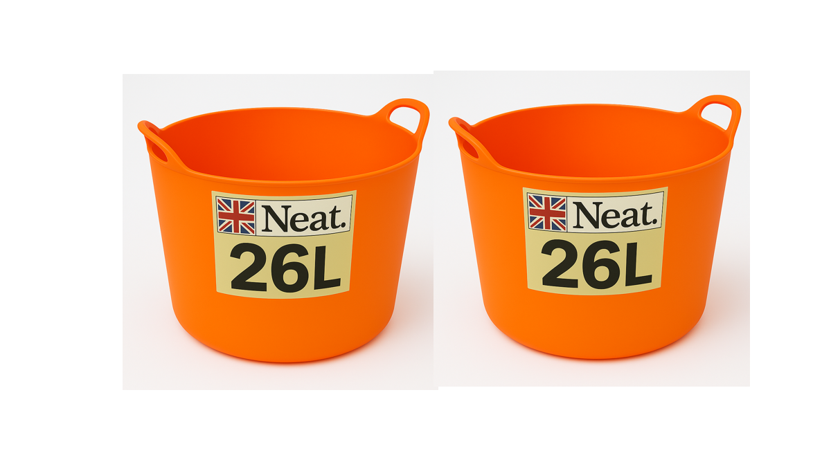 ORANGE  FLEXITUB  BUCKET