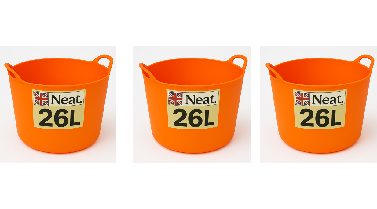 ORANGE  FLEXITUB  BUCKET