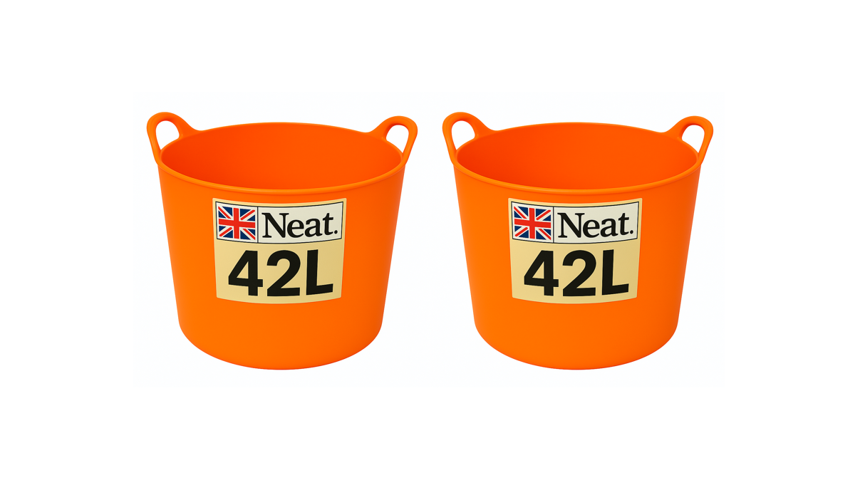 ORANGE  FLEXITUB  BUCKET