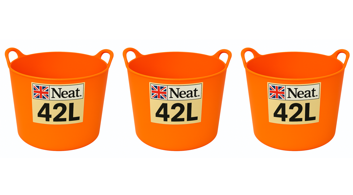 ORANGE  FLEXITUB  BUCKET