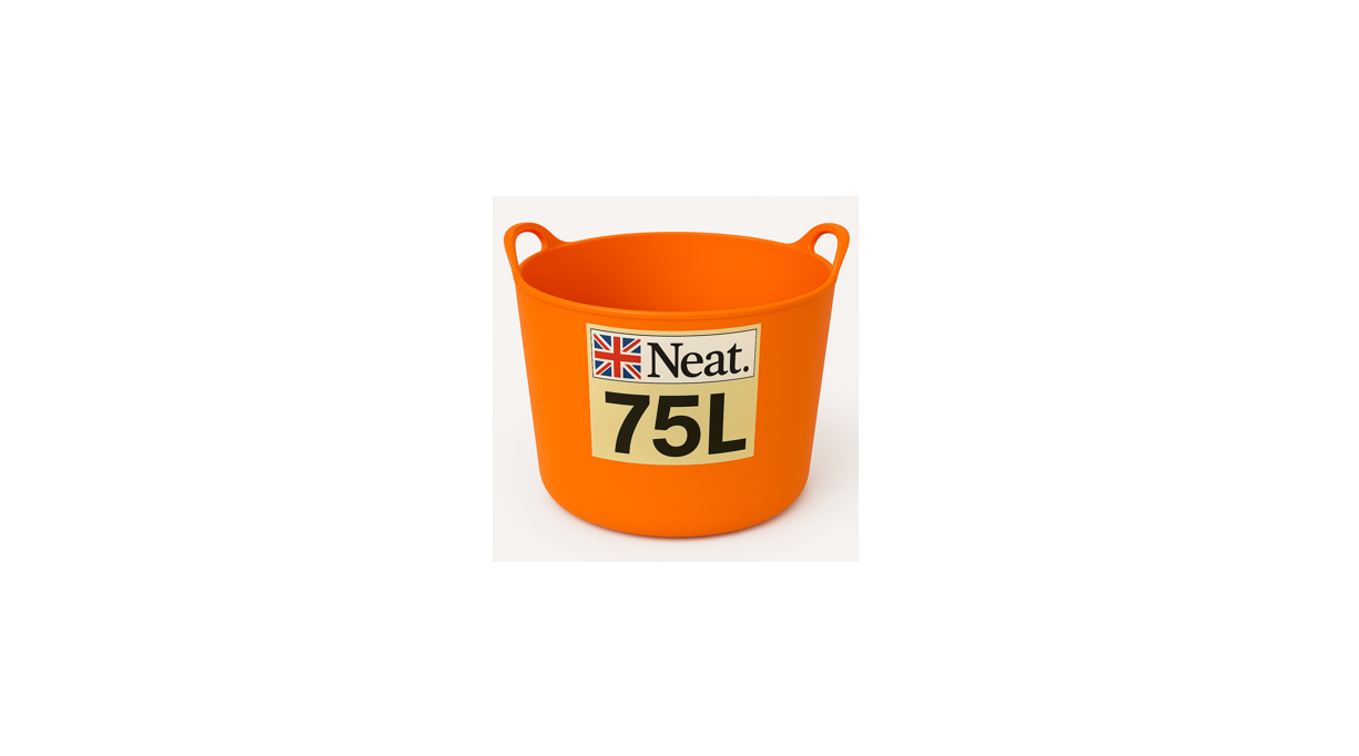ORANGE  FLEXITUB  BUCKET