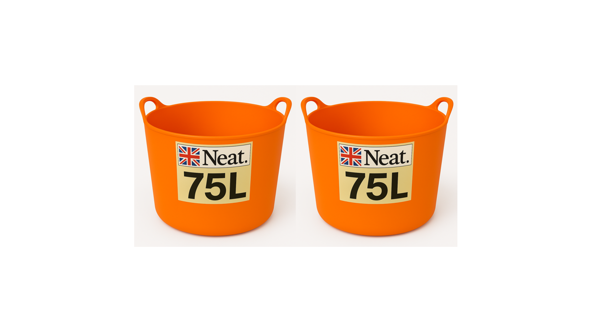 ORANGE  FLEXITUB  BUCKET