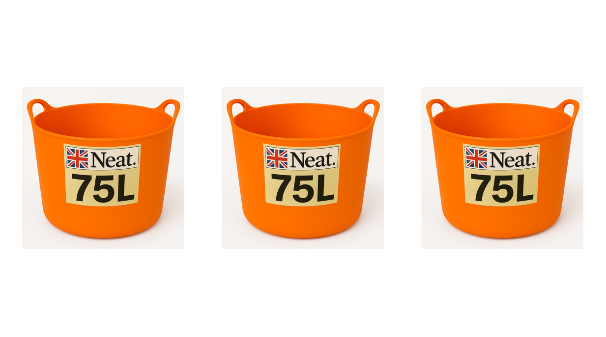 ORANGE  FLEXITUB  BUCKET