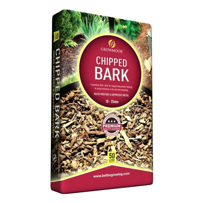 Premium 60L Chipped Bark 10-25mm – Garden Mulch for Weed Control, Moisture Retention & Decorative Landscaping