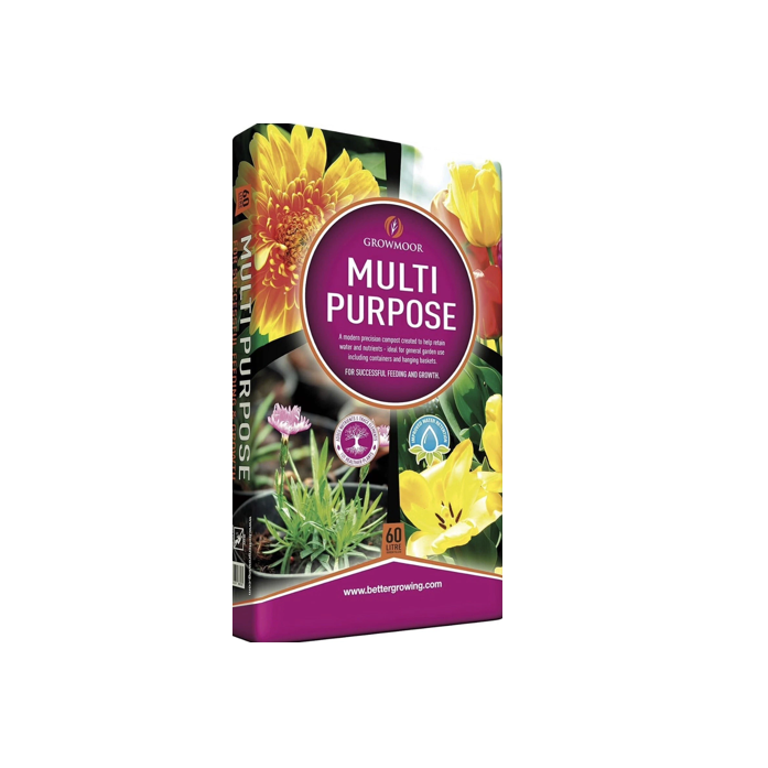 Pallet of 60L Multi-Purpose Compost – 80 Bags – Bulk Garden Soil for Planting, Beds & Containers