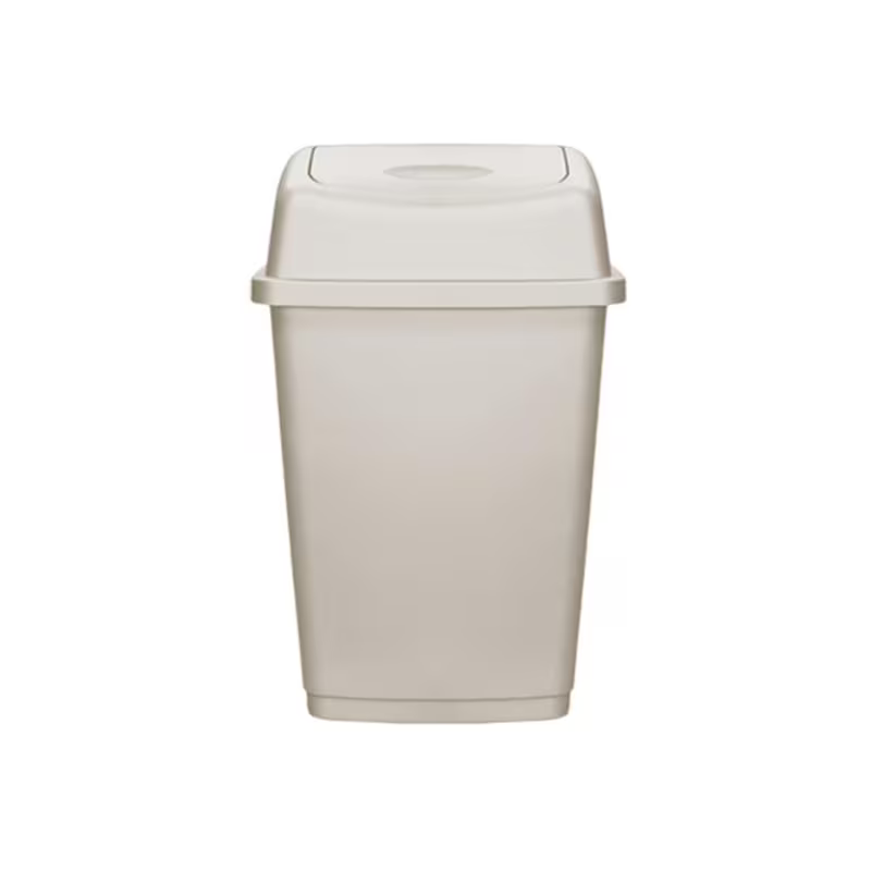 Neat. 25L Swing-Top Plastic Bins - Versatile, Durable and Hygienic Waste Management Solution for Offices, Kitchens, and Industrial Space